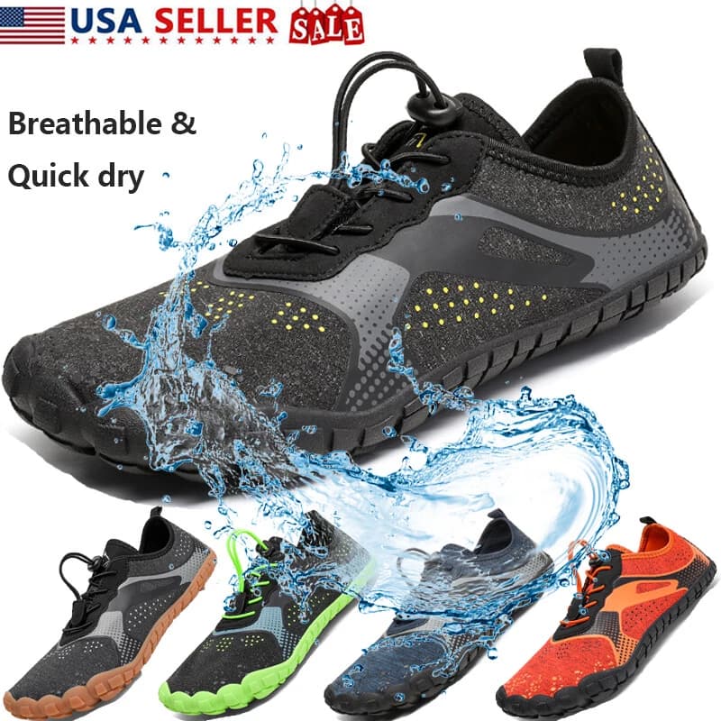 NORTIV8 Men's Water Shoes Quick Dry Barefoot Swim Diving Surf Aqua Sport Beach - Image 2 of 4