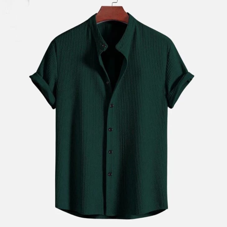 Hot, 2025 Short Sleeve Loose Shirt Top Summer Mens Clothing - Image 2 of 6